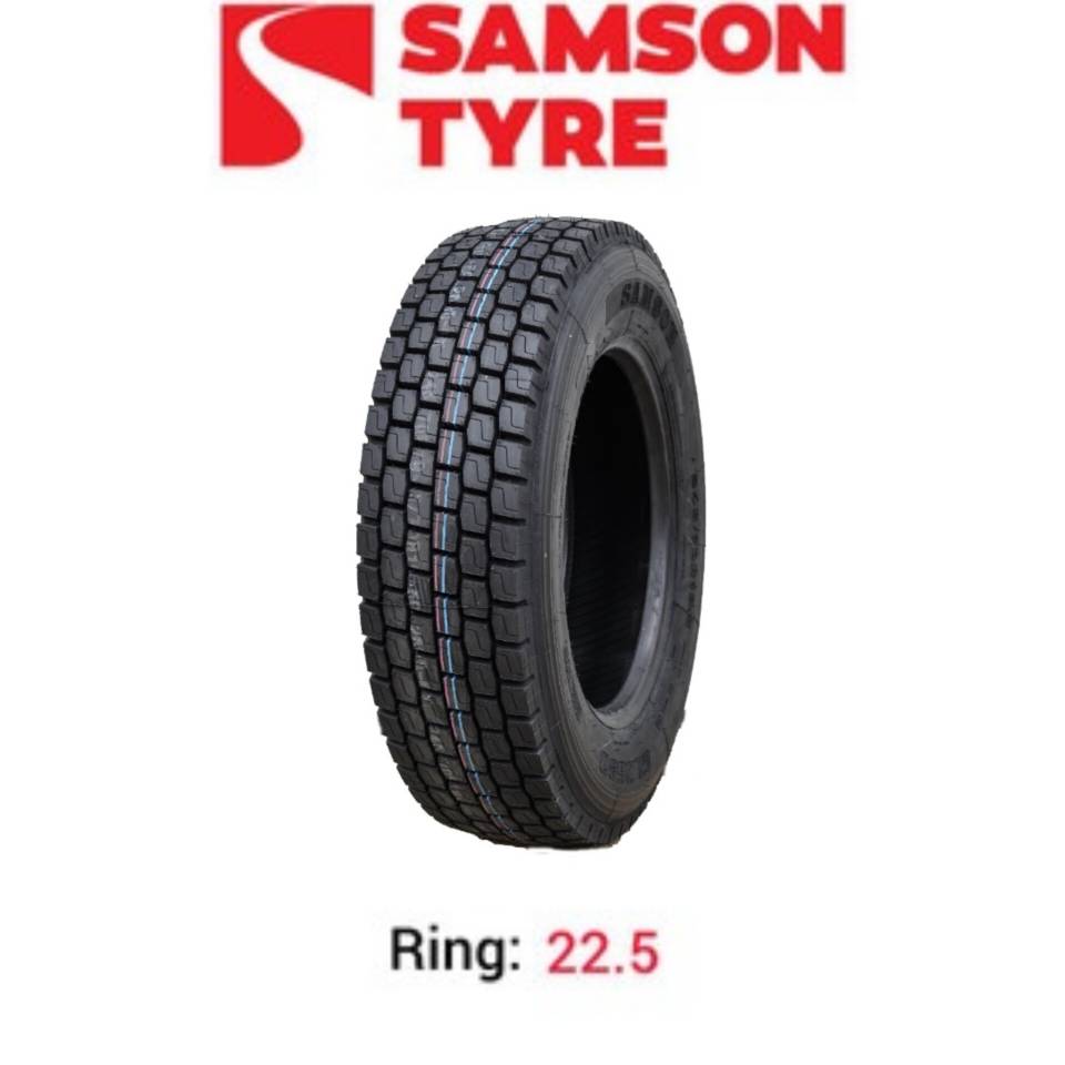 لاستیک سامسون 315/80/22.5 گل GL268D عقب ، تولید 2025 ، 20 لا، هر یک حلقه
