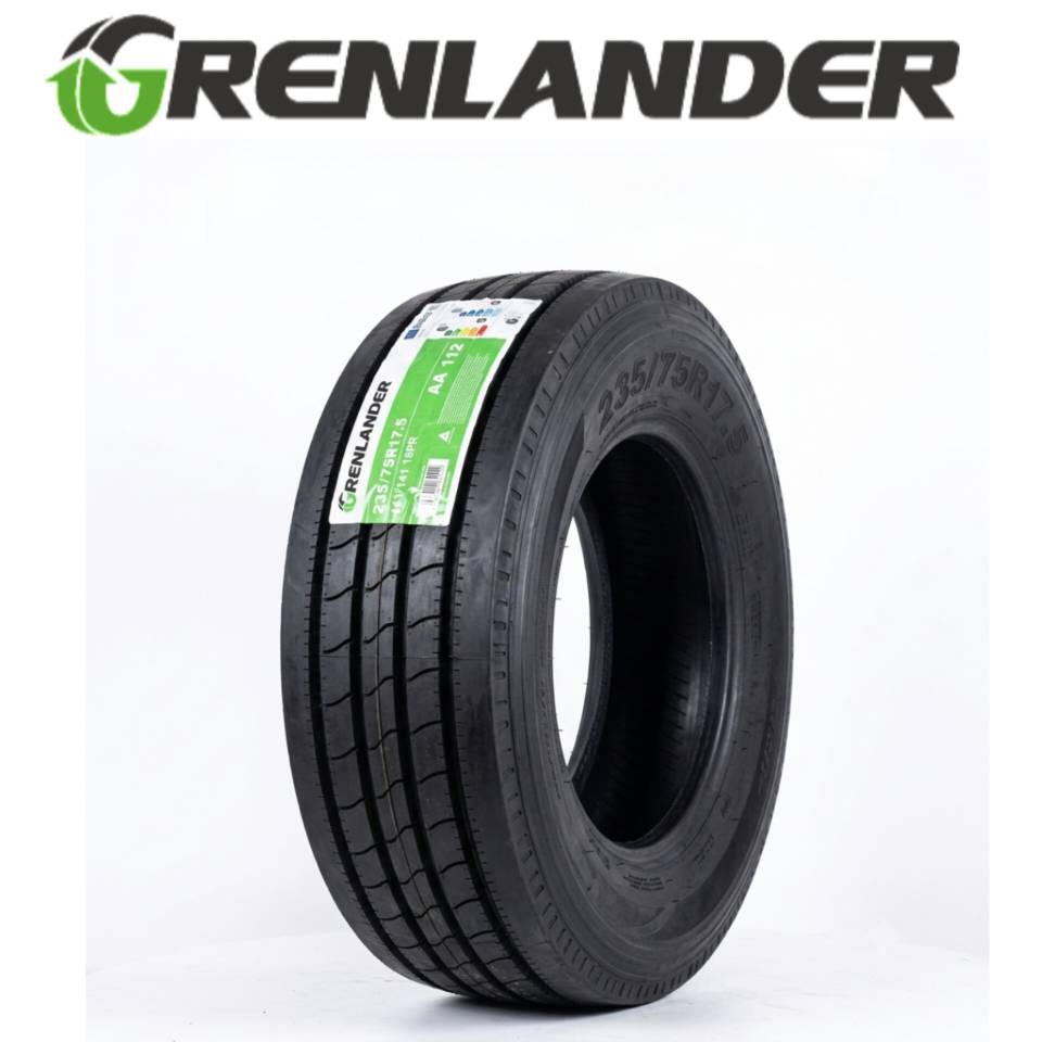 لاستیک گرین لندر 235/75/17.5 گل جلو AA112 ، تولید 2026 ، 18 لایه ، هر یک حلقه